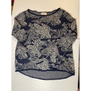 Women's Denim & Supply Floral Ralph Lauren Knit Sweater Long Sleeve, XS